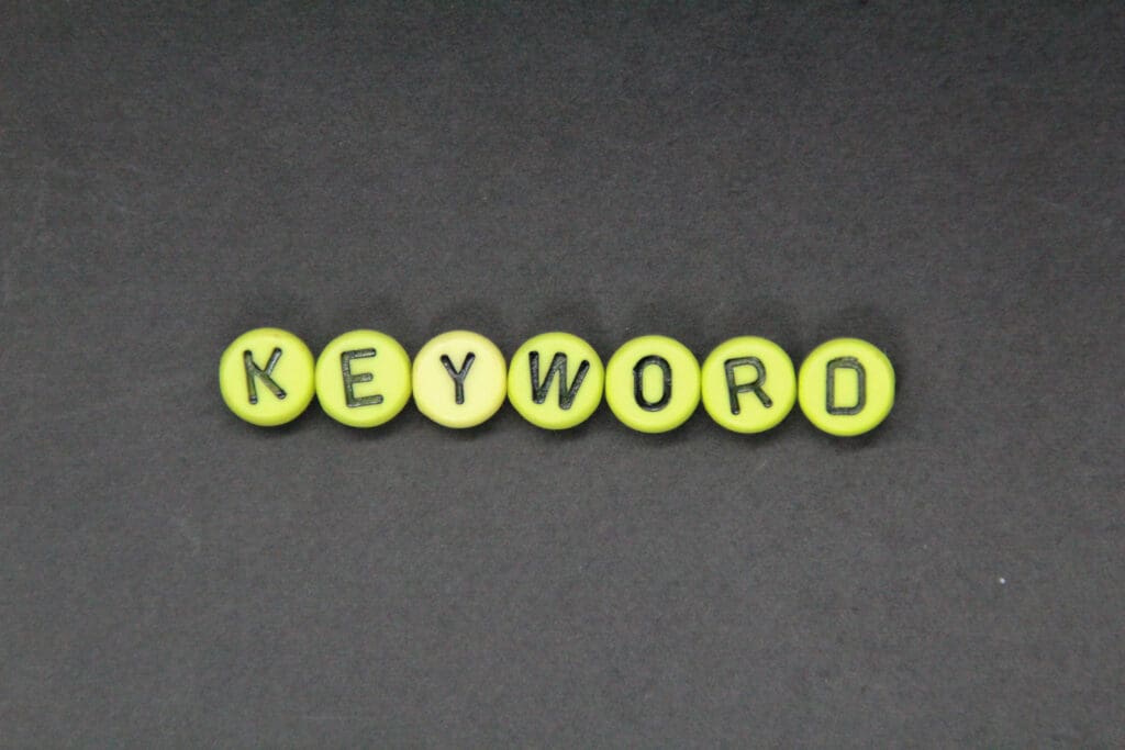 Content Marketing:   Keywords